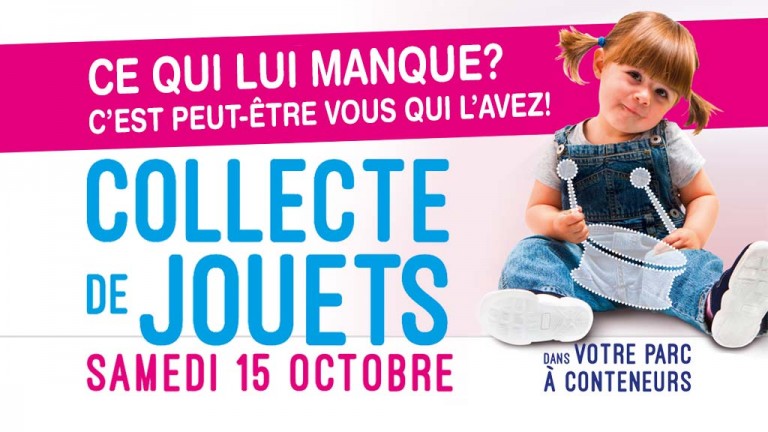 Collecte de jouets dans les parcs à conteneurs