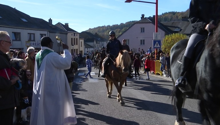 Muno : bénédiction pour la fête de la Saint-Hubert