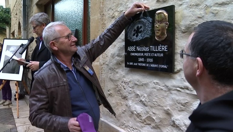 Orval : une plaque commémorative pour l'abbé Nicolas Tillière
