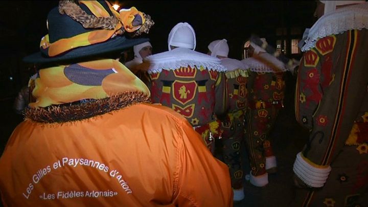 Les Fidèles arlonais au coeur du carnaval de Binche