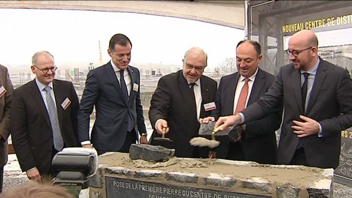 Première pierre pour le futur centre logistique de Lidl !