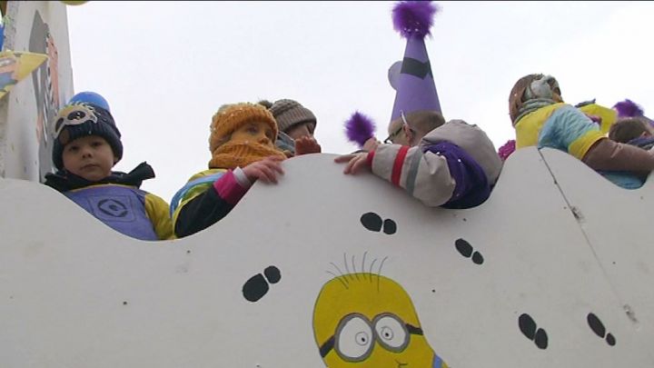 Carnaval à neufchâteau : des chars créés par les enfants 