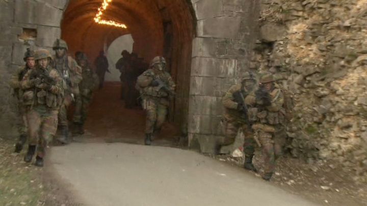 Les Chasseurs à l'assaut de la Citadelle