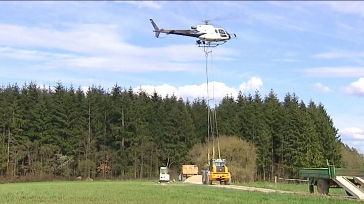 1250 ha de forêts amendées par hélicoptère 