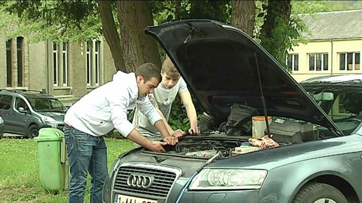 Romain Saussu a de lor dans les mains