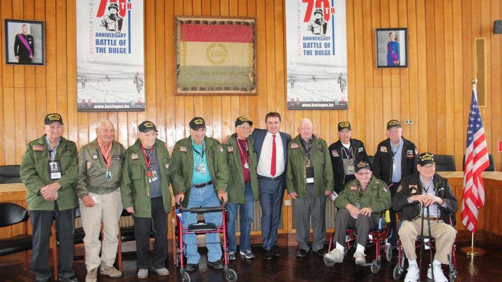 Des vétérans américains honorés à Bastogne