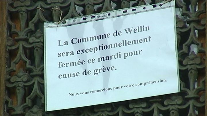 Wellin : commune en grève