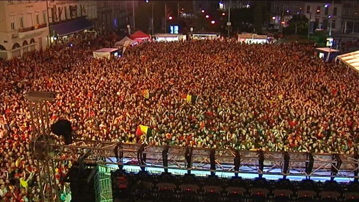 Arlon : explosion de joie pour la qualification des Diables rouges en 1/8e de finale