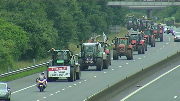 Une trentaine d'agriculteurs ont manifesté à Luxembourg