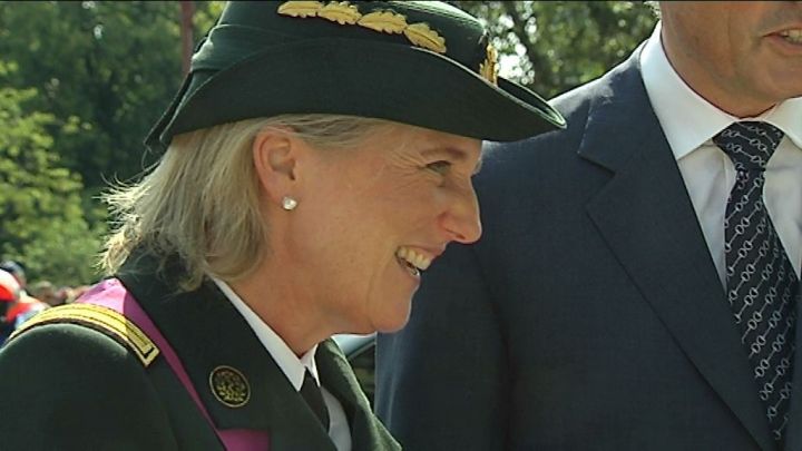 La Princesse Astrid et le Prince Lorenz à Arlon