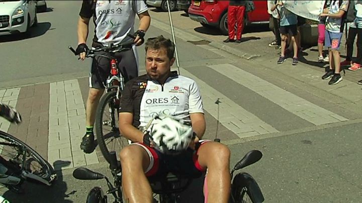 Lourdes-Musson en trike, défi accompli pour Sébastien Adam !