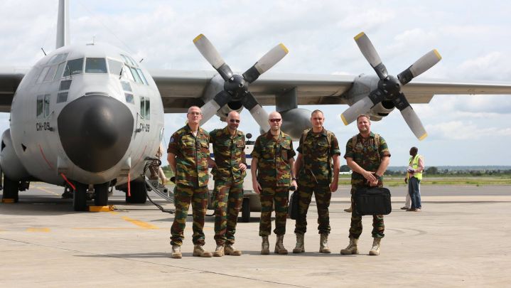 Départ des Chasseurs Ardennais au Mali
