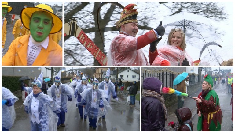 Carnaval de Martelange: de la pluie mais du soleil dans le coeur!