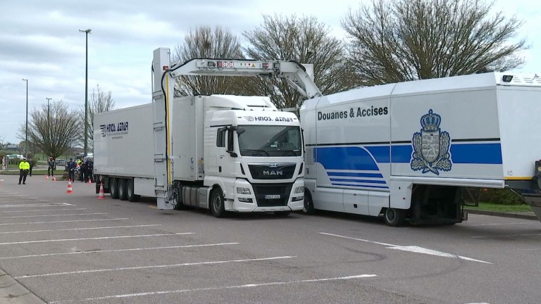 Un scanner des douanes luxembourgeoises sur nos routes