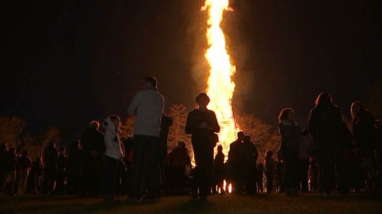 Chantemelle a fêté son 40ème grand feu