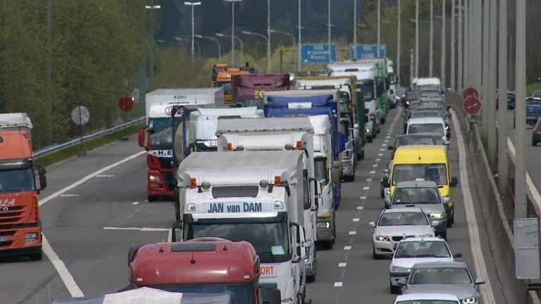 E411 : circulation difficile à hauteur de Léglise vers Arlon 