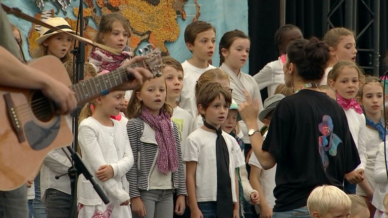 Rossignol. Les Minis et P'tits Gaumais sont aussi les stars du Gaume Jazz!