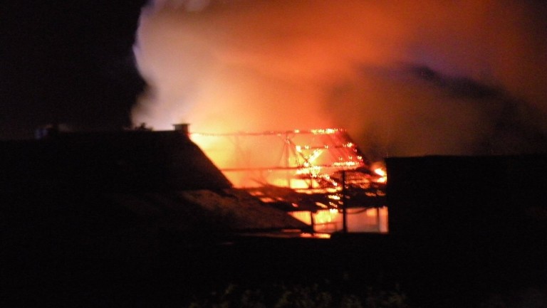 Incendie à Bure. Pas de blessés mais d'importants dégâts