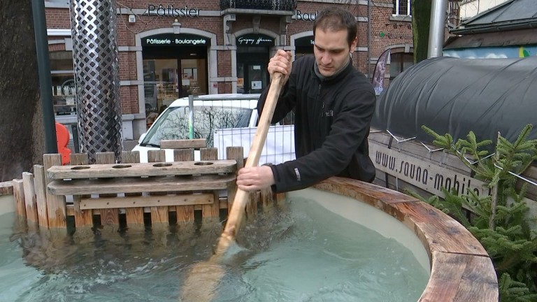 Marche: un espace wellness au marché de Noël