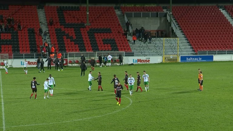 Un Virton réduit à 9 s'incline à Seraing