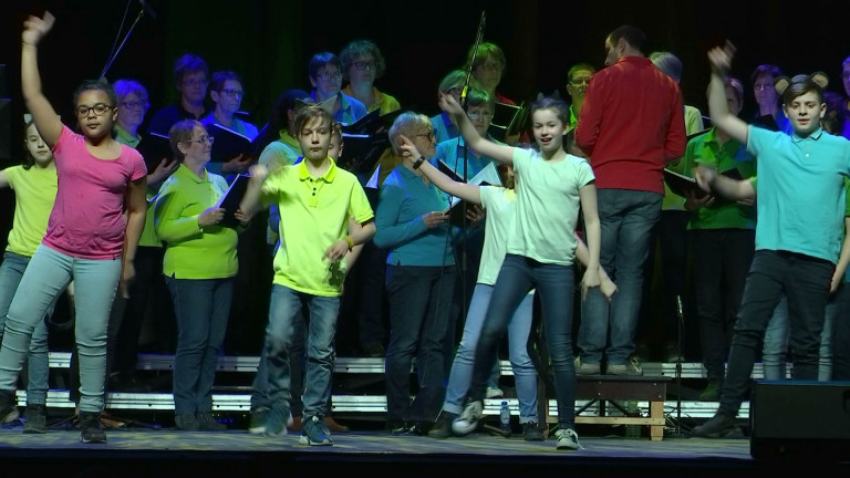 Wex : des élèves font un spectacle avec la chorale "Le Bois Joli"