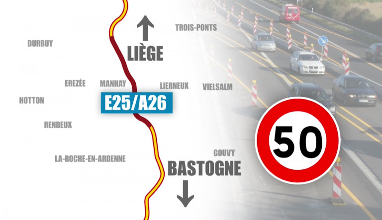 Nouvelles phases de travaux sur la E25 et la N4: ce qu'il faut retenir