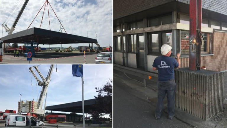 Arlon. Le poste frontière de Sterpenich a été démonté