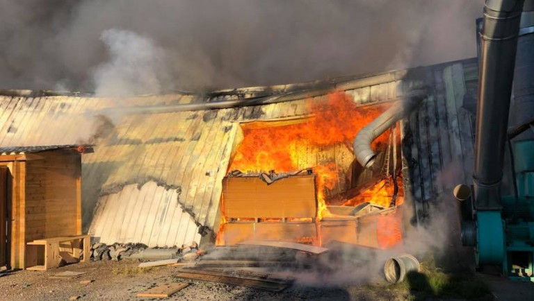 Incendie chez Stallbois. Un bilan matériel très lourd!