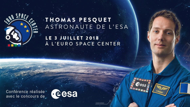 Revivez la conférence de Thomas Pesquet à l'Euro Space Center !