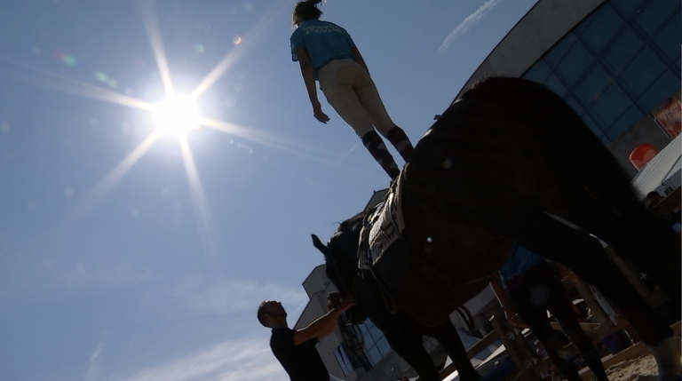 Foire de Libramont : les acrobaties des élèves de Gesves