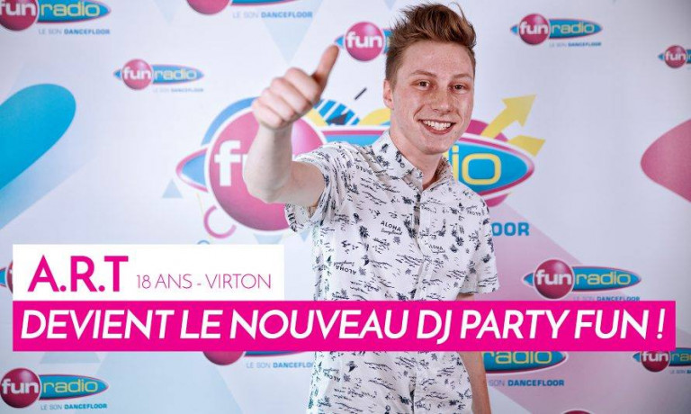 A 18 ans, Arthur Divoy, DJ résident sur FUN Radio