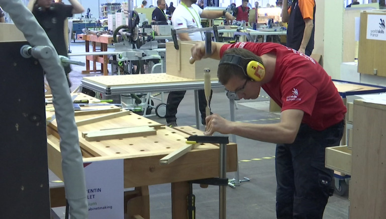 Euroskills. L' Arlonais Corentin Collet en catégorie ébénisterie 