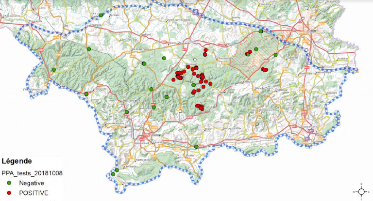 PPA : 75 cas positifs, toujours dans le périmètre 