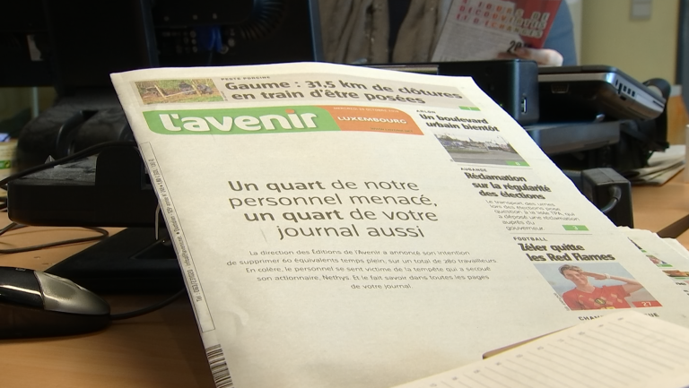 L'Avenir : 1 temps plein sur 4 menacé, les employés sous le choc