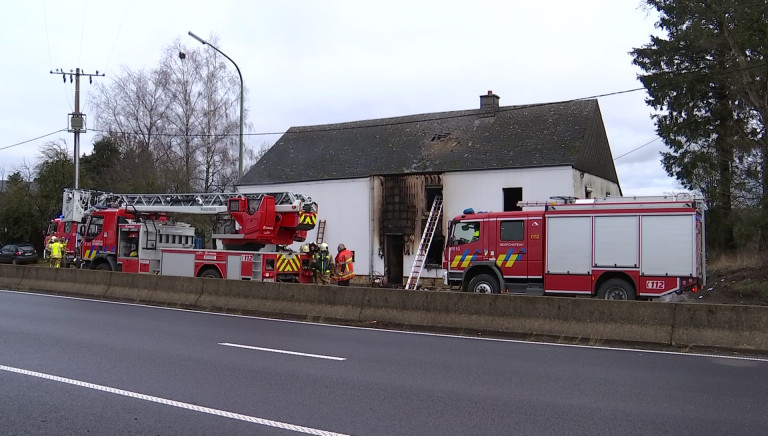 Incendie dans une ferme à Warnach (Fauvillers)