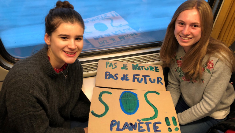 Des étudiants arlonais manifestent à Bruxelles pour le climat