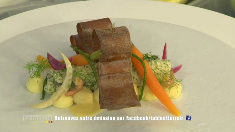 Filet de truite et sa purée Robuchon