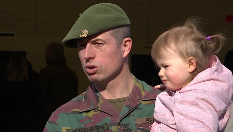 Chasseurs ardennais : en famille avant l'Afghanistan