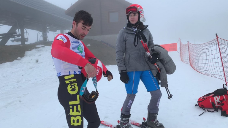 Rémi Mazi, skieur handisport aux côtés de valides