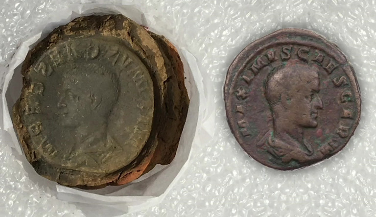 Archéologie : des faux-monnayeurs à Saint-Mard !