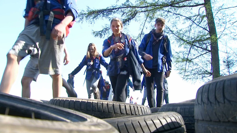 2.000 Scouts éclaireurs réunis à Bertrix pour le Gamelle Trophy