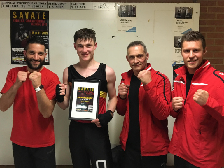 Mathieu Noirhomme champion de Belgique de boxe française