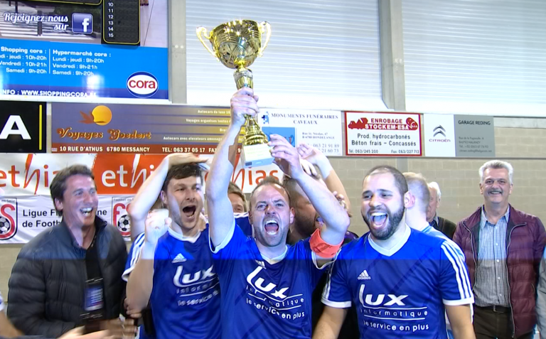 Futsal : le Racing Arlon remporte sa deuxième coupe !