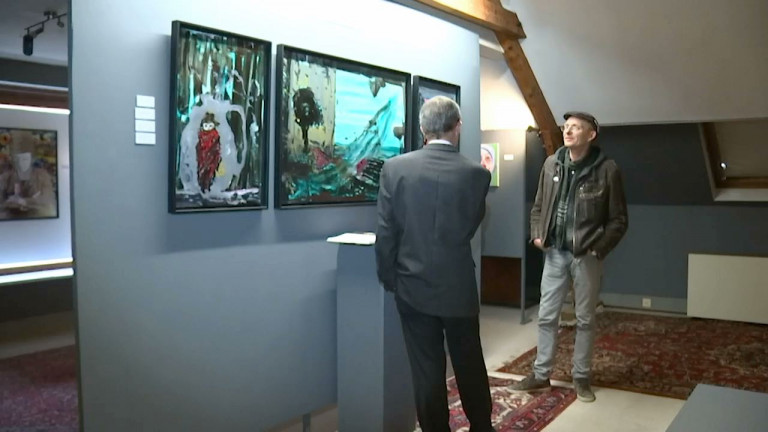 Virton : La galerie du Comble loue des œuvres d'art aux entreprises