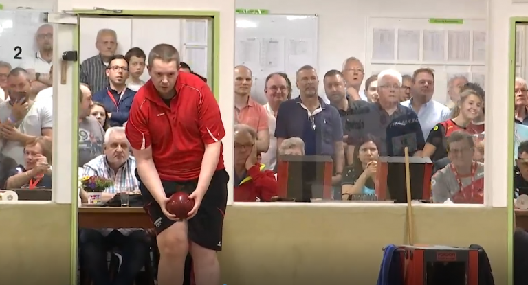 Christophe Zels aux mondiaux de quilles en Allemagne