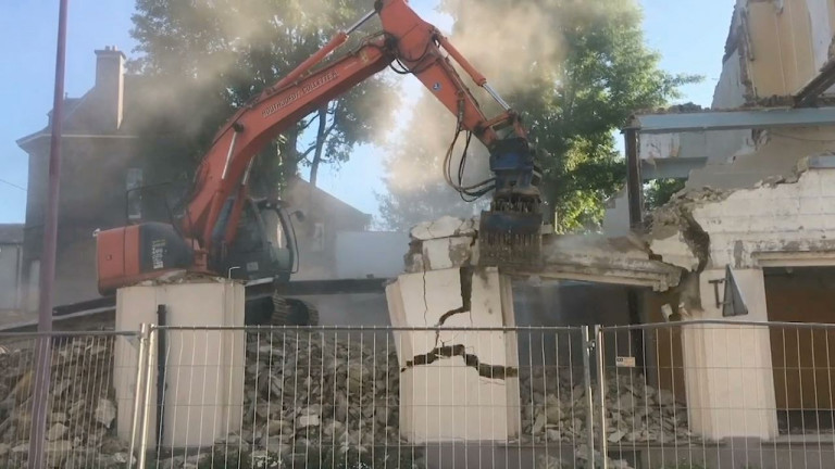 Bertrix : une placette au lieu de l'ancien centre-culturel