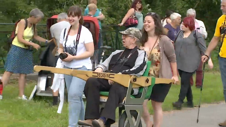 Rouvroy : un sentier de promenade adapté aux PMR