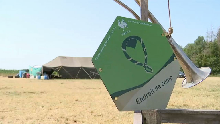 Un label prairie pour les endroits de camp scout