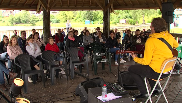 Sharko sur le lac des Doyards pour les musicales salmiennes