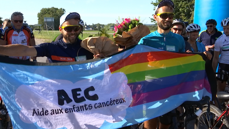 Arnaud et Nicolas ont roulé 2400 km pour les enfants cancéreux